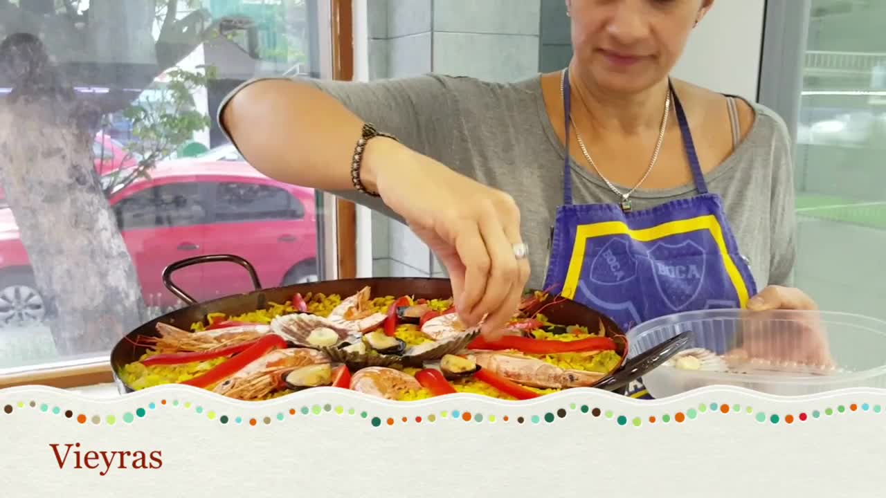 ¡Paella de Mariscos! Receta para 6/7 personas