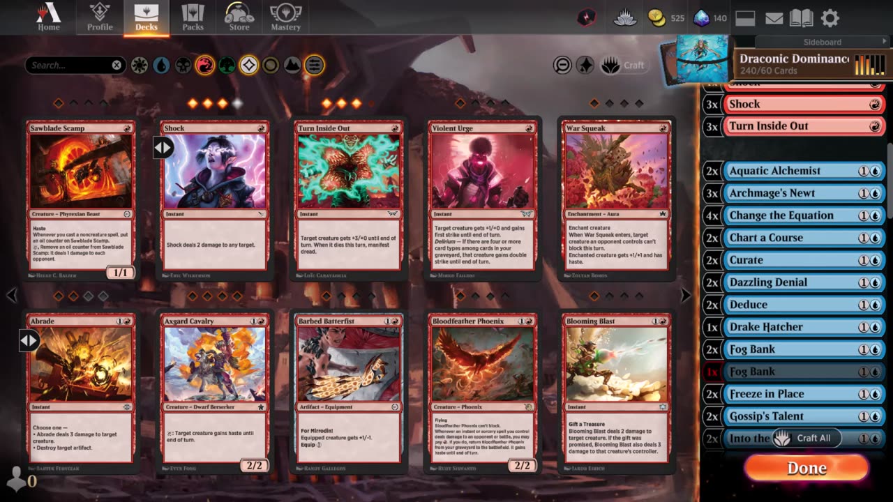 Magic the Gathering Arena: Watch me duel Pro. players in the Ranked format, Match 2 out of 3