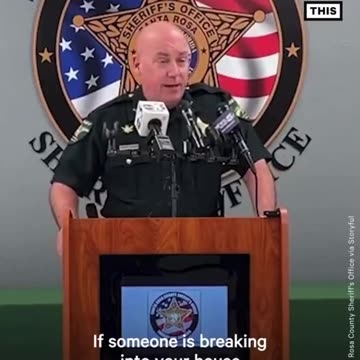 USA: Florida has a different approach for someone breaking into your house!