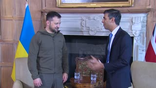 British PM Sunak meets with Pres. Zelensky, announces new military package for Ukraine