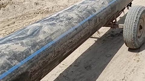 HDPE pipe shifting at site