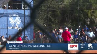 Wellington softball protects home field