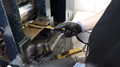 process of making 99.99% pure gold bars to a very satisfactory level. South Korean gold exchange