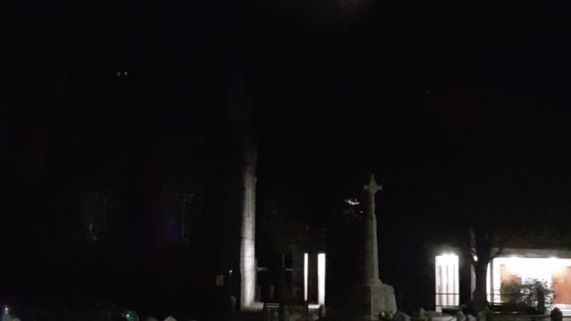 Moon over Tavistock Dartmoor. 15th Dec 2022