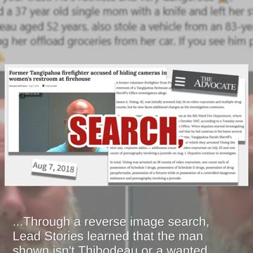 Fact Check: Posts About 'Serial Killer' Robert Thibodeau Are FALSE