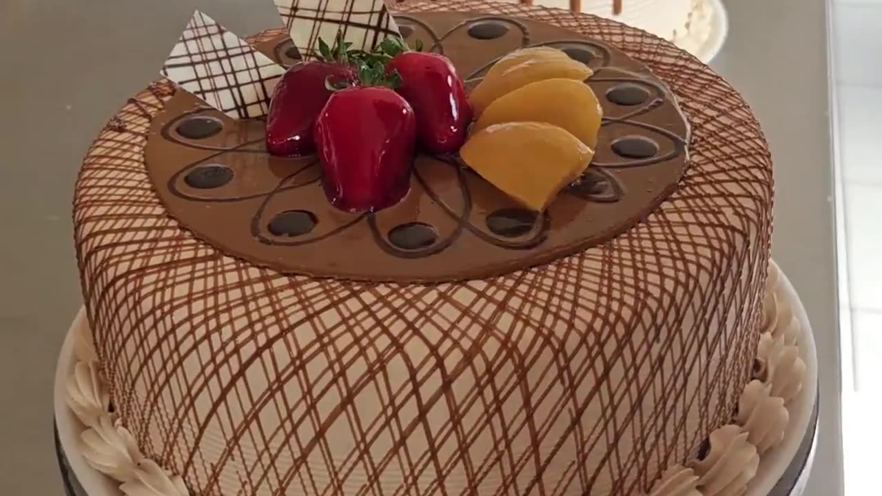 Chocolate cake decorations