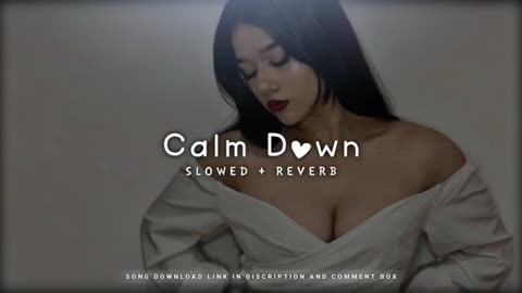 Calm Down - Slowed And Reverb | English Lofi Song