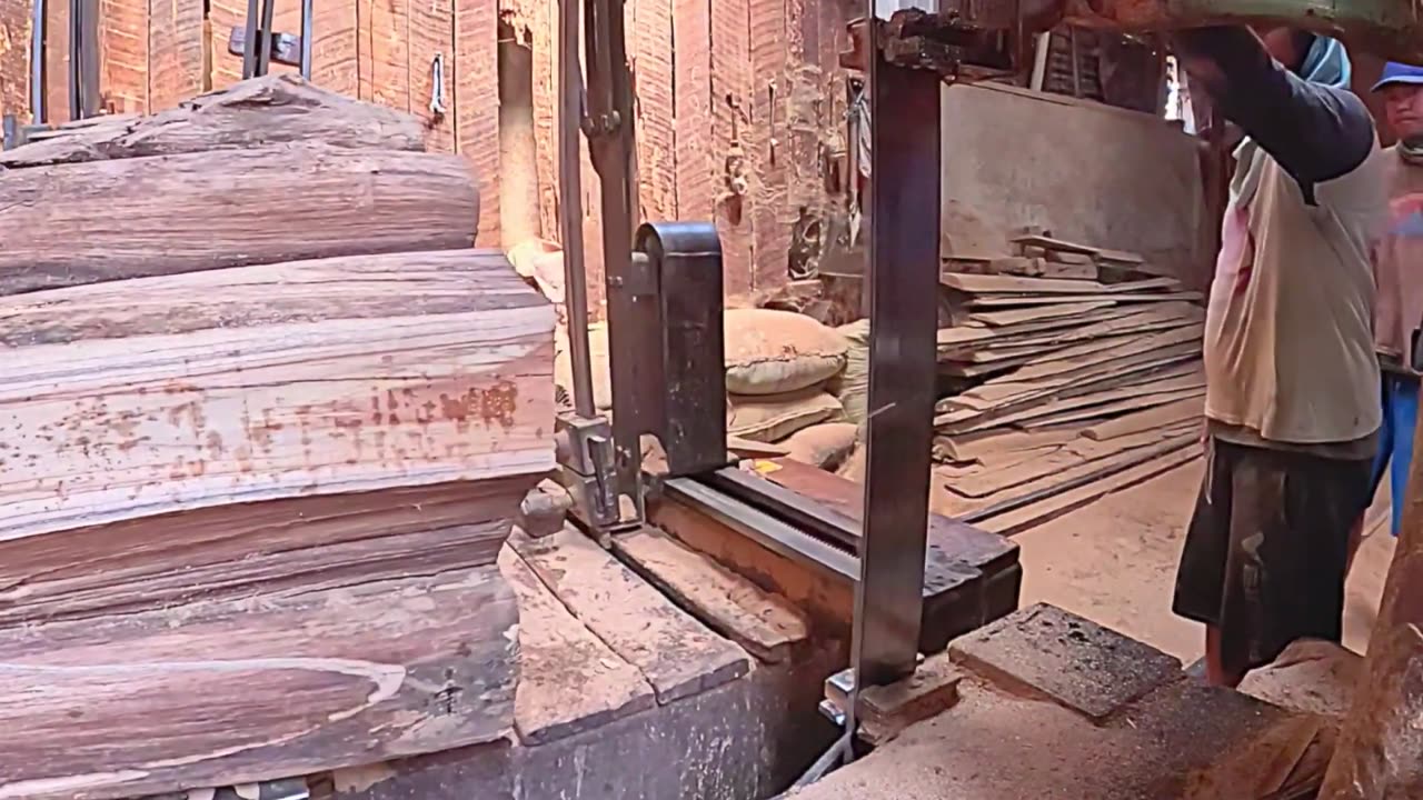 The Largest Teak Wood Found This Year !! Sawmill Process