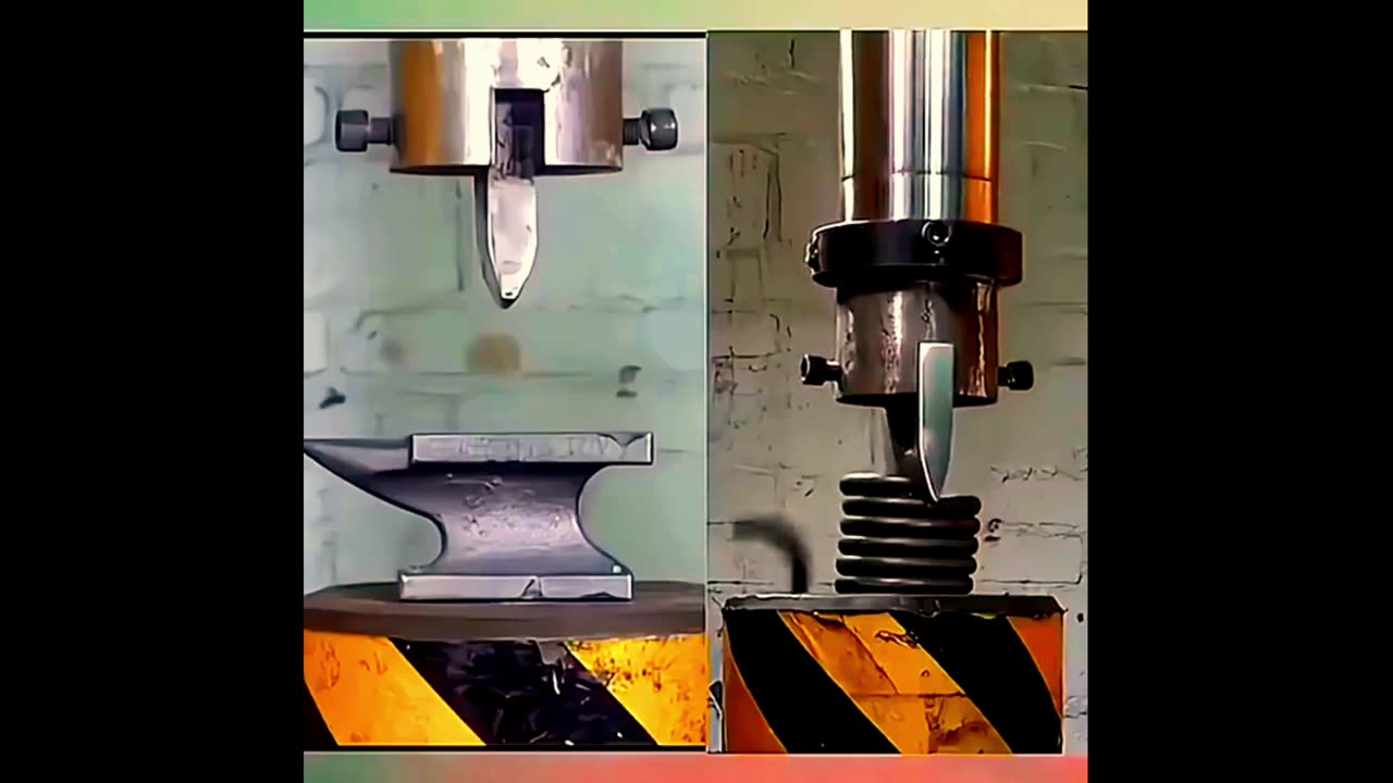 Full satisfaction Hydrolic press VS some other metal.