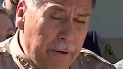 Ambushed by a coward." Los Angeles County Sheriff Robert Luna announces arrest