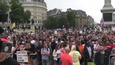 London Protests Against Vaccine Passports, Lockdowns 7-24-21