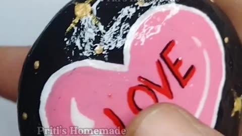 painting on stone @ShivangiSah7 #shorts #shivangisah #rumbleshorts