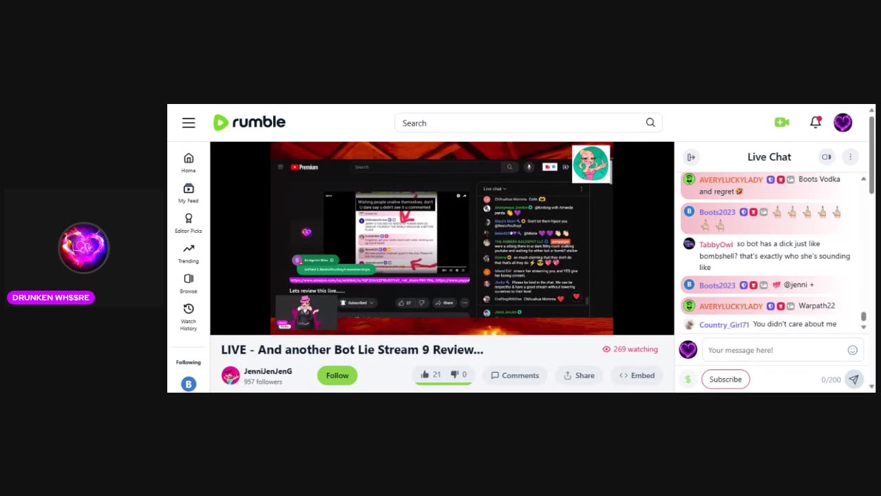lets stream u streaming me