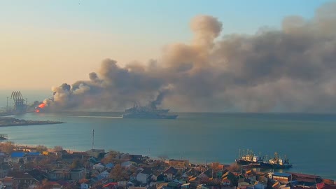 Ukraine War - Port of Berdyansk.