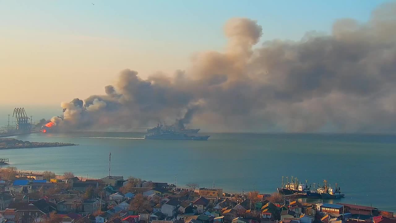 Ukraine War - Port of Berdyansk.