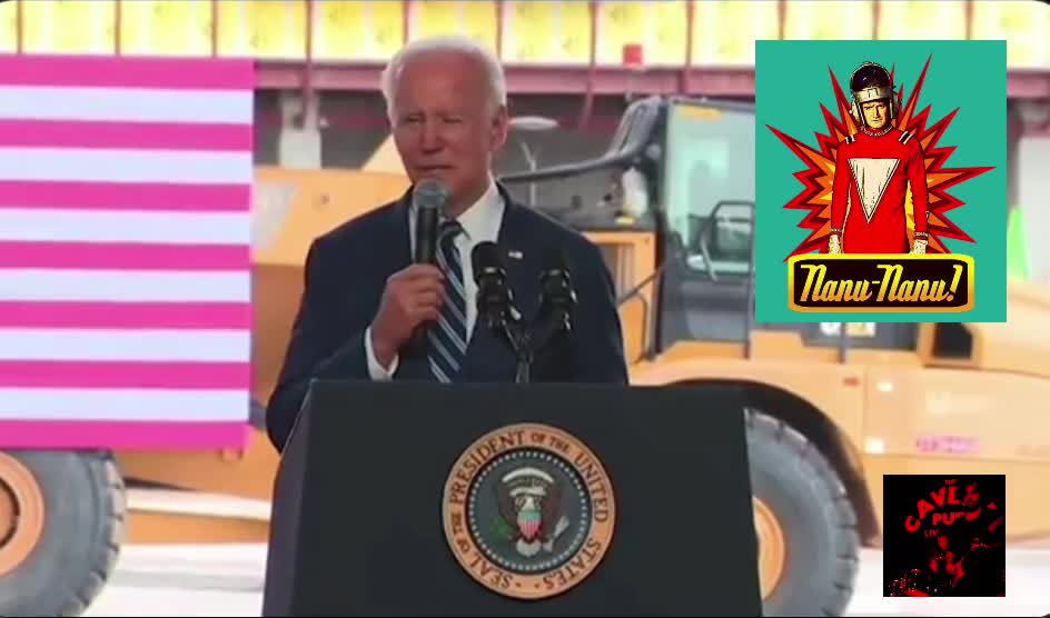 Biden Doing a Robin Williams skit now?! 👽NANU NANU👽