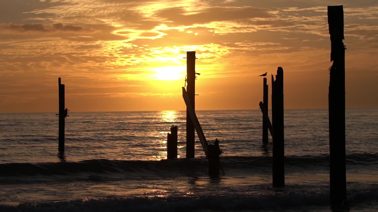 Sunset at the Sand Dollar Pier