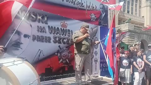 Dmowski na Wawel przez Szczecin 29. 06. 2024 X Wiec Kamracki Rebel24 cz2