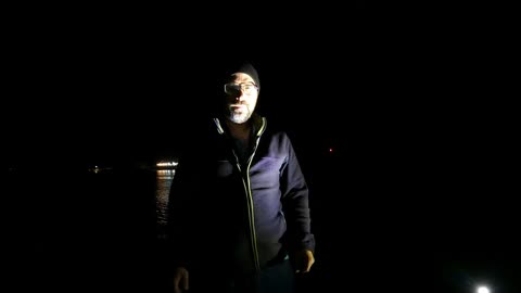 Position test seaside. Night filming. Portsmouth 30th Oct