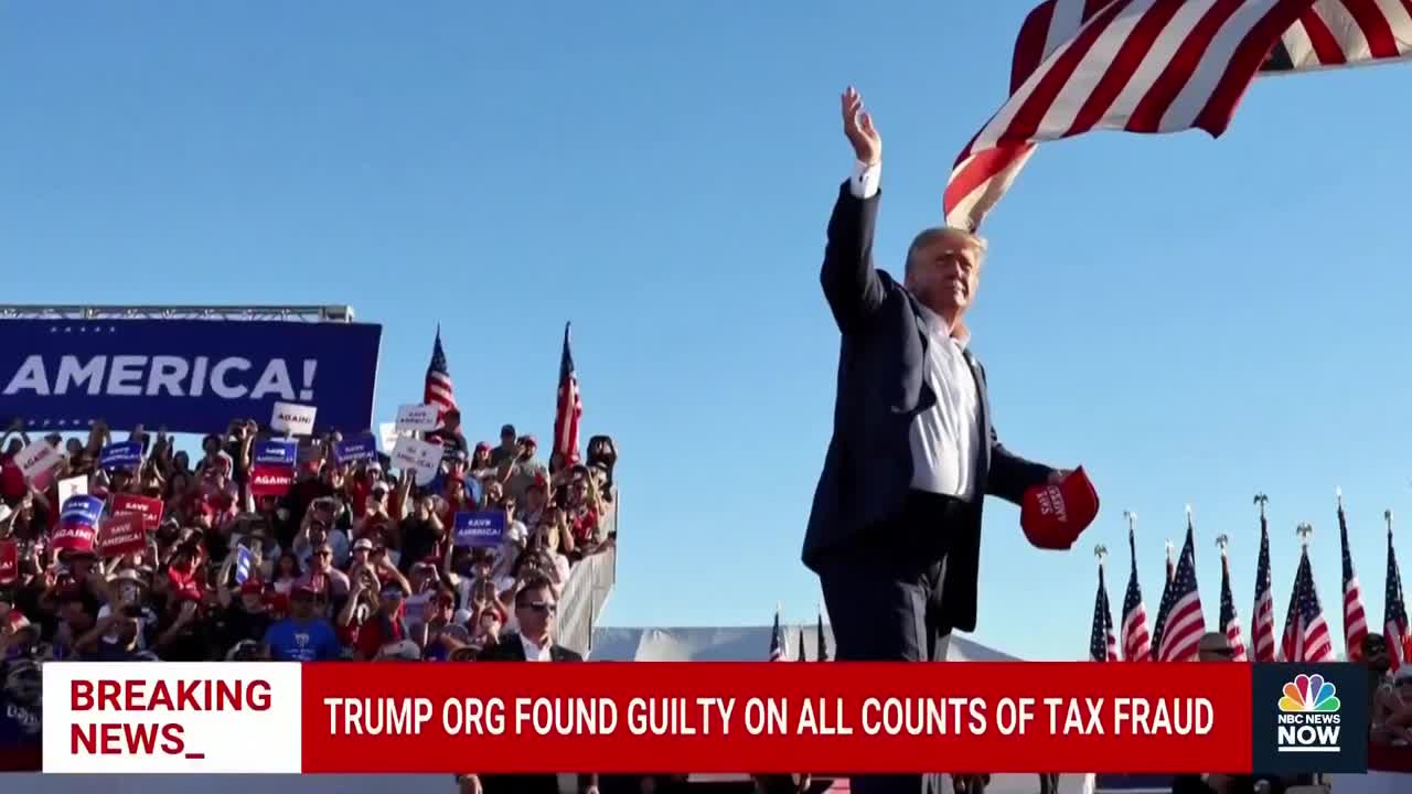 BREAKING: Jury Finds Trump Organization Guilty Of Tax Fraud