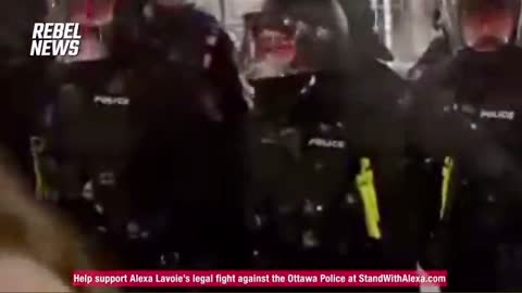 Ottawa POLICE BRUTALITY Feb. 2022