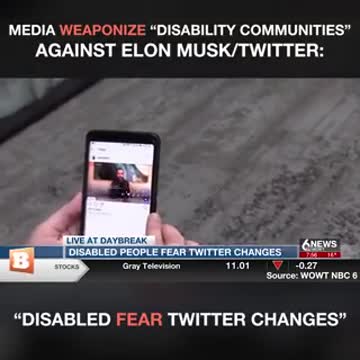 Media Weaponize Disability Communities Against Elon Musk/Twitter