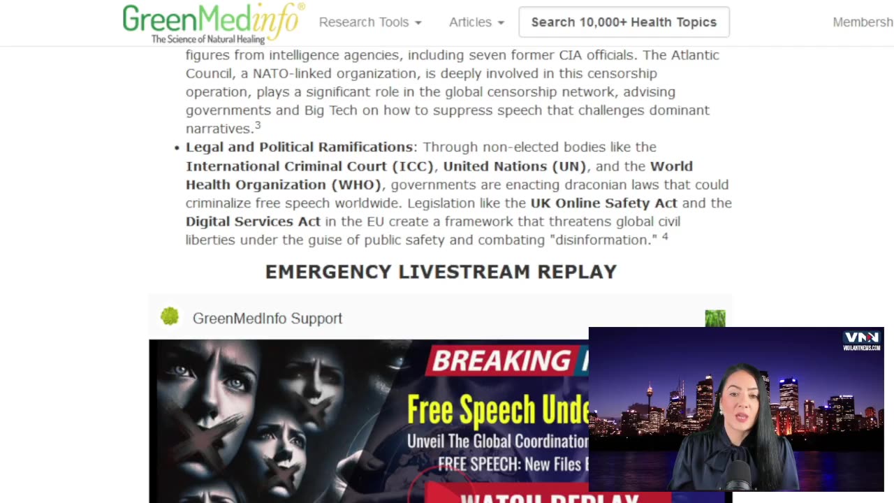 International governments are criminalizing free speech through ...