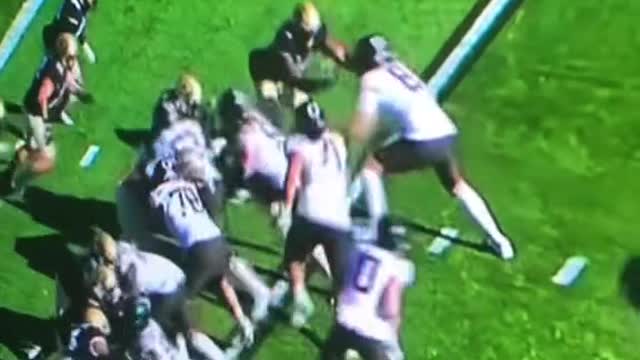 wide open tackle eligible touchdown by Oregon