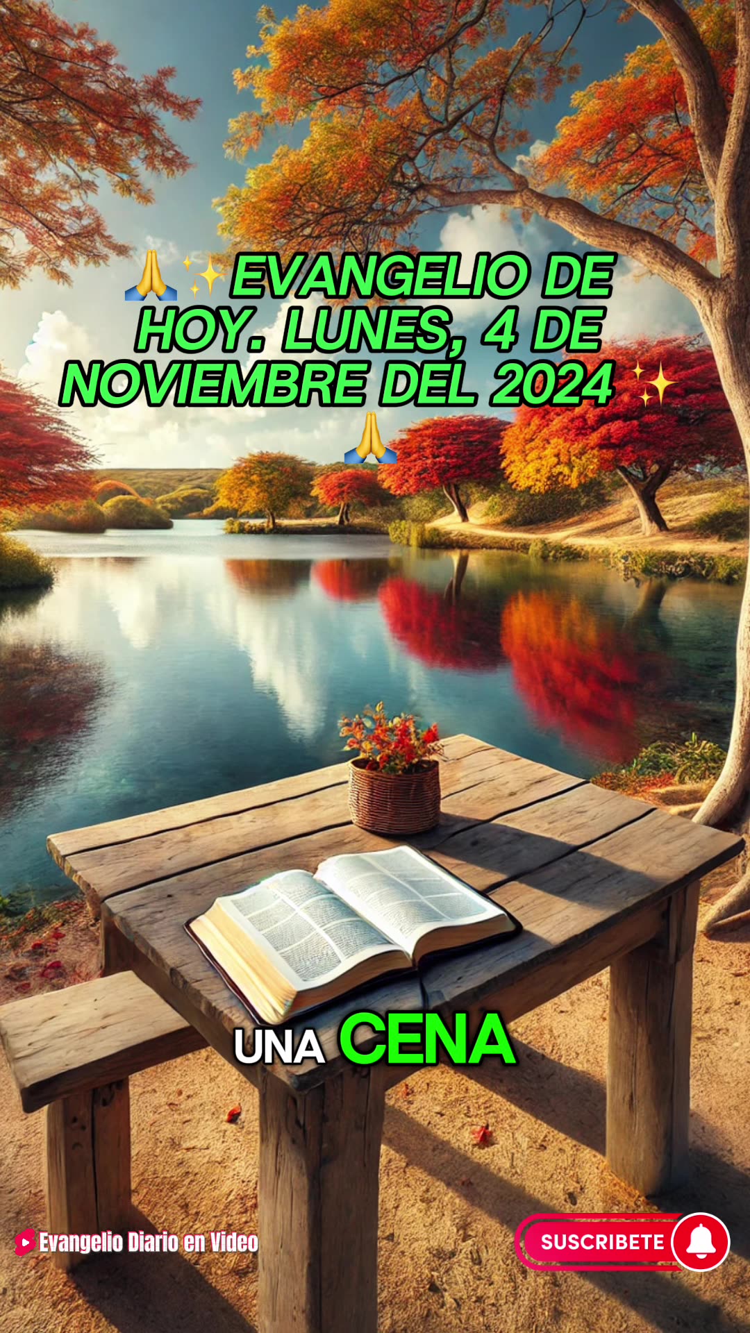 🙏✨Evangelio de HOY. Lunes, 4 de Noviembre del 2024 ✨🙏