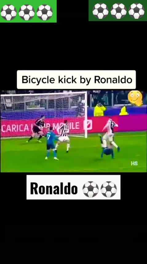Best Bycycle cick by Ronaldo ⚽⚽