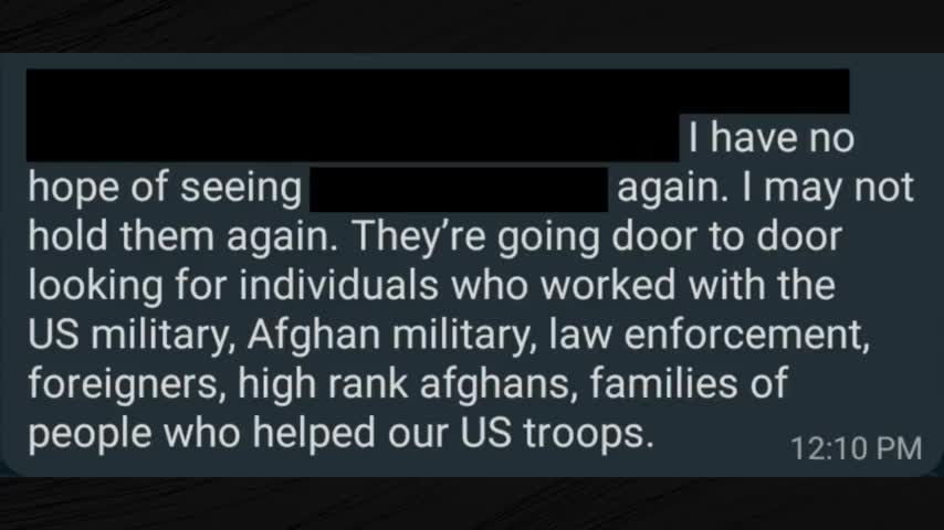 American in Afghanistan Feels the Weight of Abandonment in This Chilling Audio Message