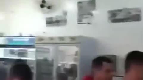 O presidente leva o tapa na cara