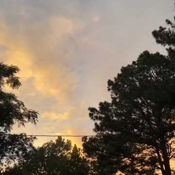 Sunset in Monticello Arkansas on Friday June 17th 2022 #arwx