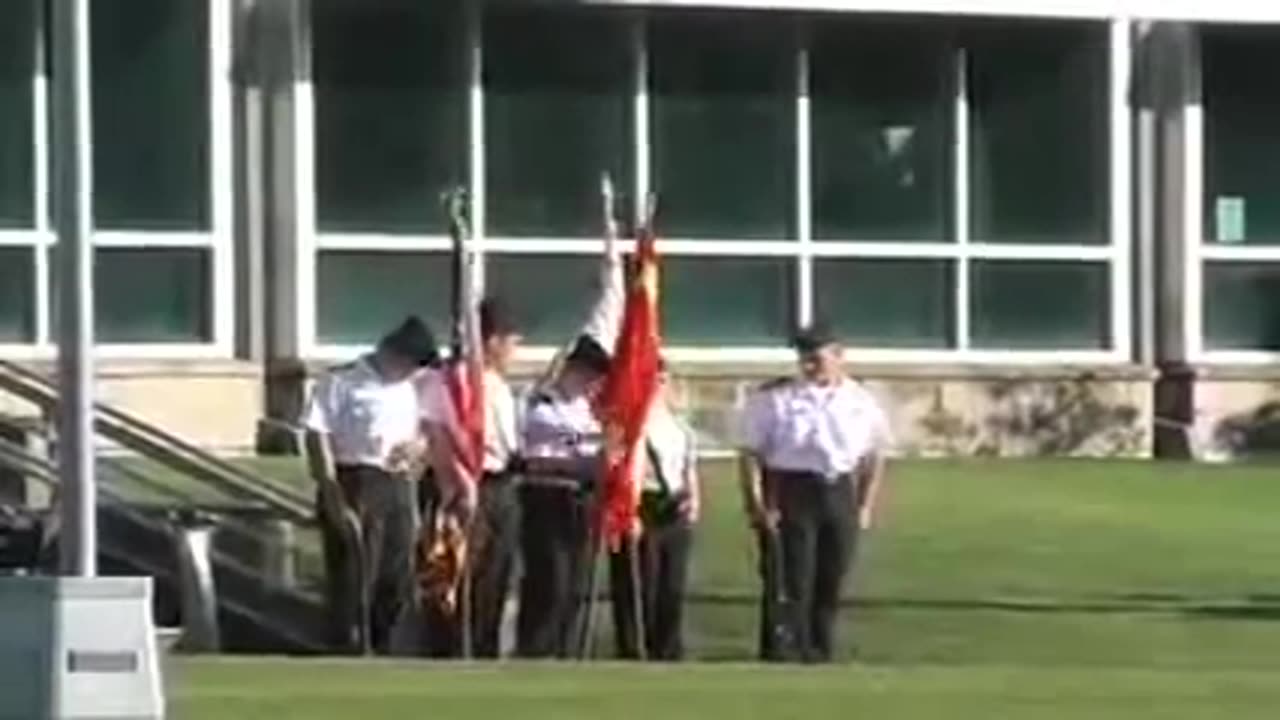 The Flag of Communist China Honored at the Massachusetts Maritime Academy