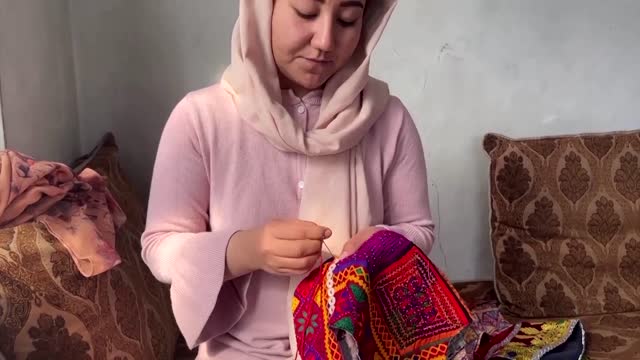 Afghan women drop studies to stave off poverty