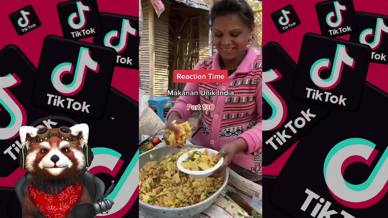 compilation tiktok of unique Indian food with unique uniqueness