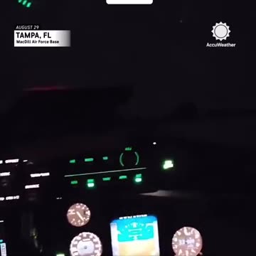 This was recorded by a pilot above MacDill Air Force base in Tampa, Florida