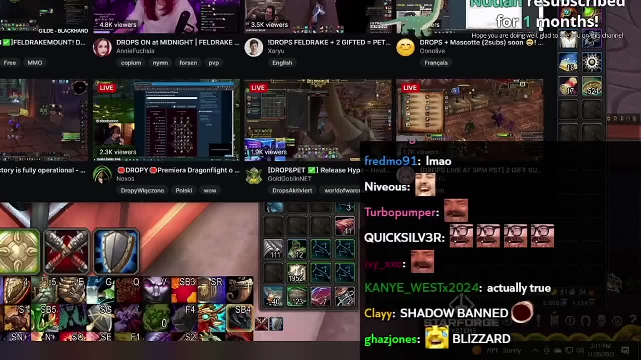 Asmongold finds out Twitch Shadow Banned his Channel