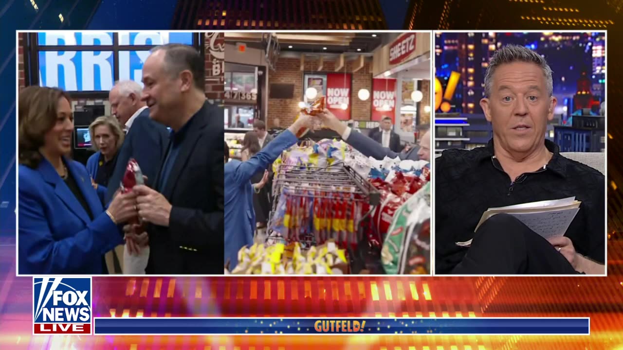 'Gutfeld!': Kamala goes for a ‘Doritos run’