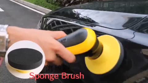 Yellow Electric Spin Cleaning Brush/ Kitchen