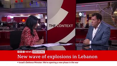 Jonathan Conricus on the handheld device explosions in Lebanon — BBC News