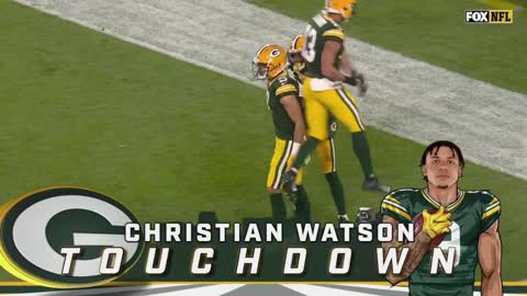 Christian Watson DEEP TD & BACKFLIP