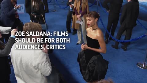 At 'Avatar' premiere, Zoe Saldaña reflects on balancing popular appeal with critical acclaim