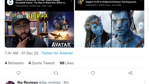 The avatar worshippers are here again