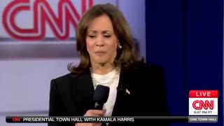 Kamala gives a word salad answer when asked if she has made any mistakes