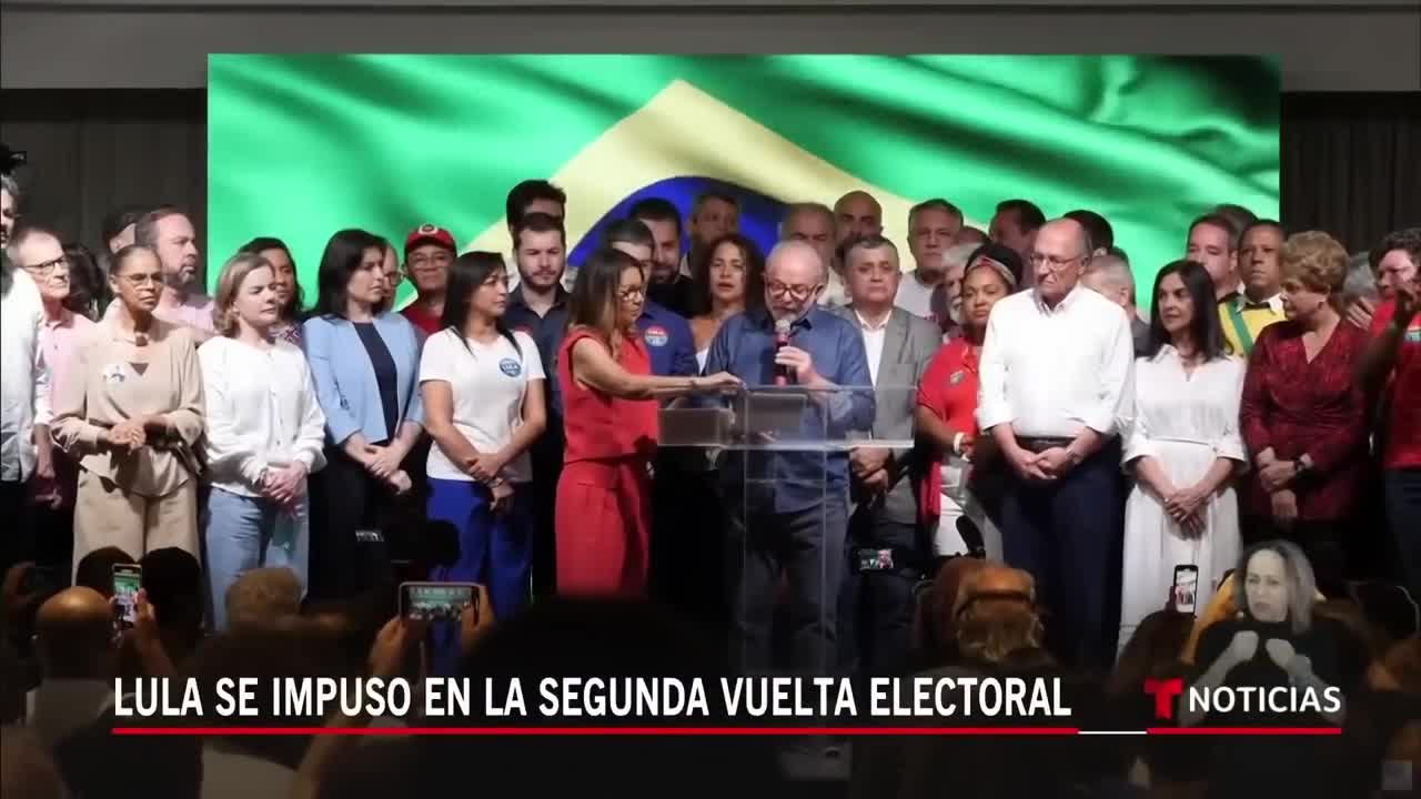 Lula da Silva vence en segunda ronda de elecciones en Brasil | Noticias Telemundo