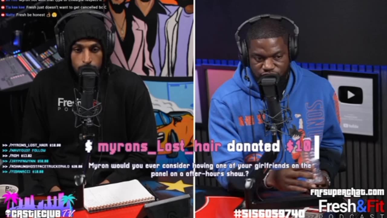 Freshandfit Myron Grilled On Turning Down Fresh's Invite To Go Out w/ Caller