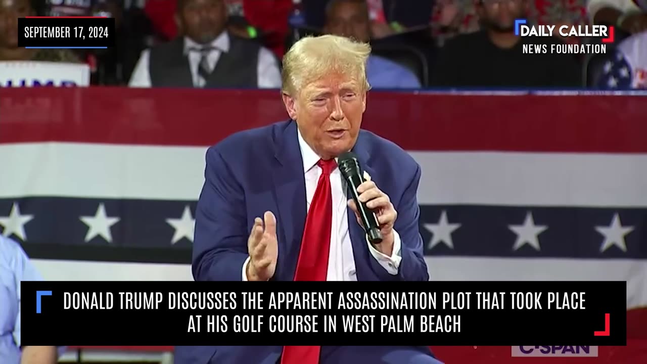 Donald Trump Reflects On The Alleged Assassination Attempt At His West Palm Beach Golf Facility