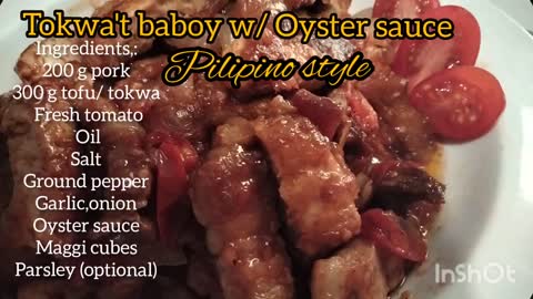 🧑‍🍳Tofu recipe/Tokwa't baboy /pagkaing pilipino/Marife & family version