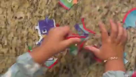 baby is solving a puzzle baby activities #babypuzzle #puzzle #baby #activities #short #shortvideo